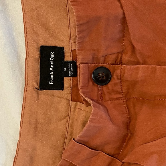Frank and oak cotton pants. Sz. 10 - Picture 2 of 3